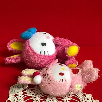 Amazon.co.jp: キティ キティちゃん 2点セット カラフルバニー うさぎ