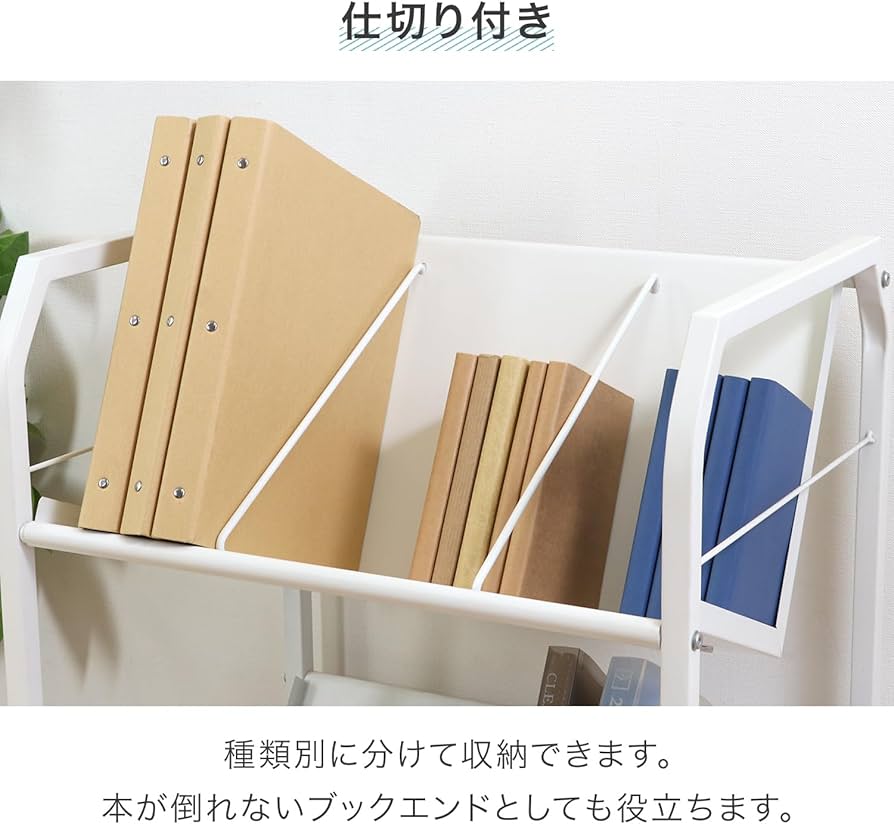 Amazon.co.jp: 不二貿易 ファイルラック ファイルワゴン 3段 幅55×奥行