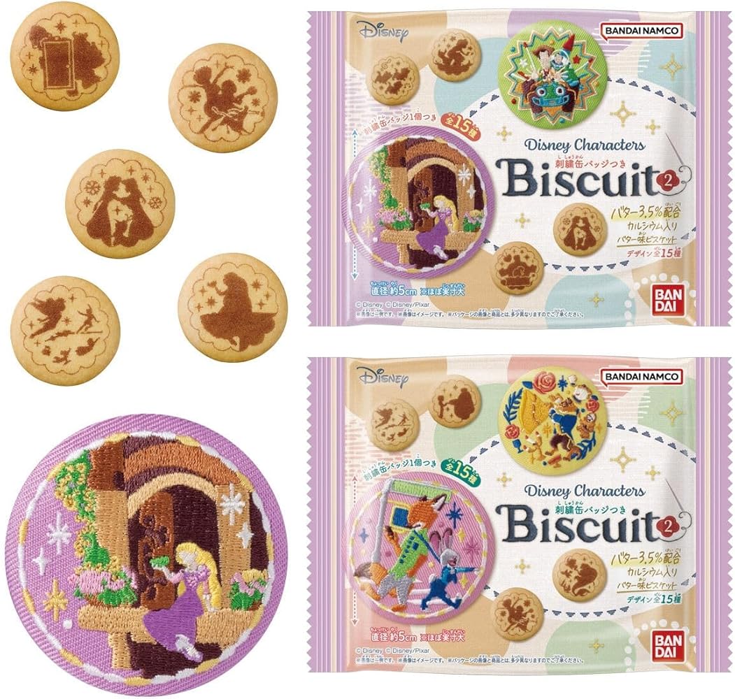 Amazon.co.jp: バンダイ(BANDAI)Disney Characters 刺繍缶バッジ