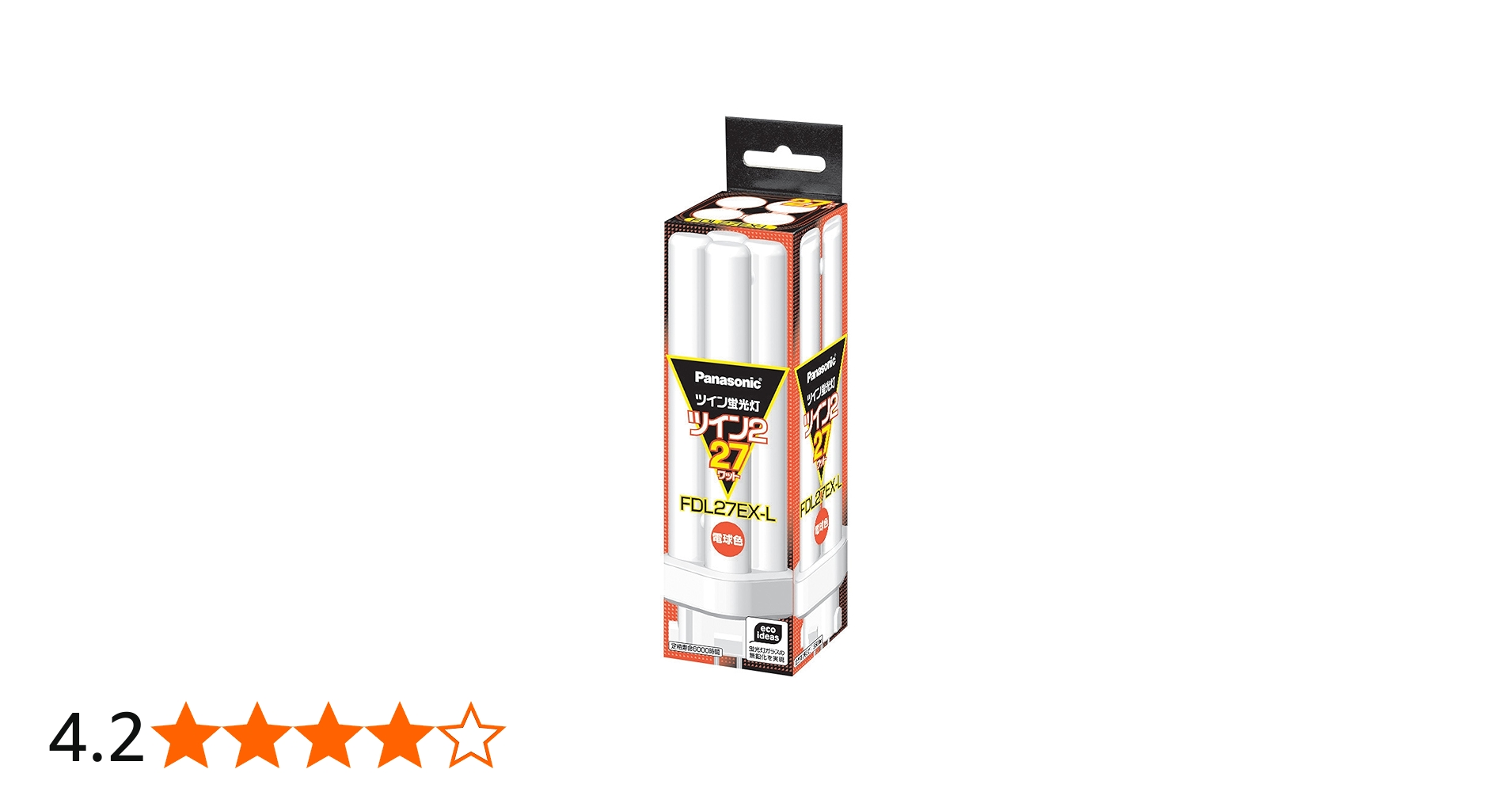 Panasonic FDL27EX-L F3 蛍光灯 10本入り 2箱セット Amazon