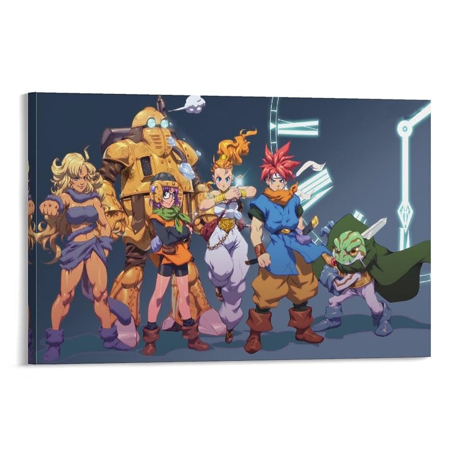 Chrono Trigger クロノトリガー イラスト ① 30cm×30cm Chrono Trigger