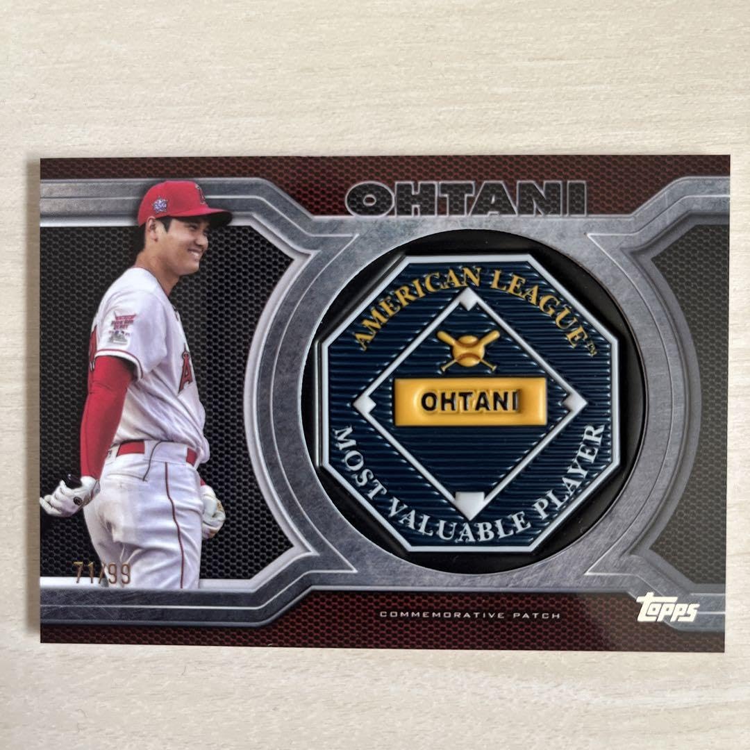 大谷翔平 2022 Topps Commemorative Patch /99 2022 Topps Update