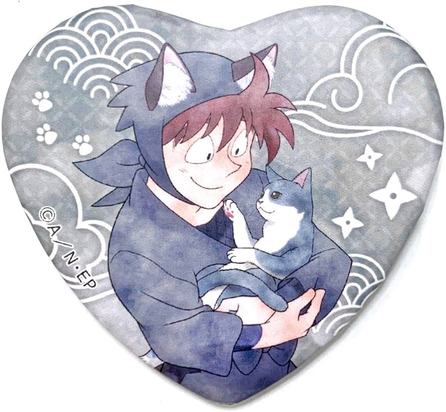 Amazon.co.jp: 忍たま乱太郎 土井 半助 土井先生 ハート缶バッジ