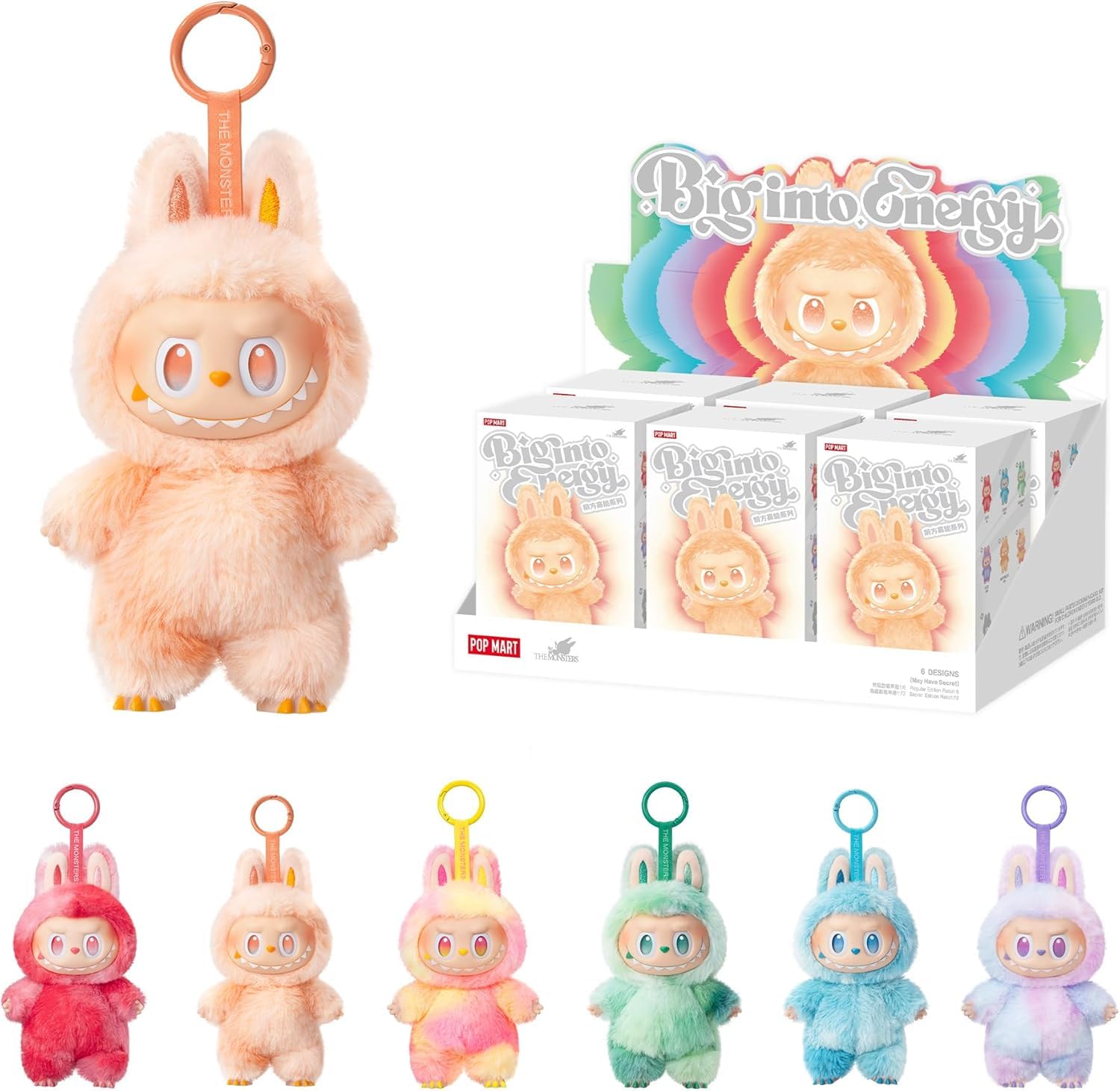 未開封LABUBU THE MONSTERS Big into Energy2個 POP MART Labubu The