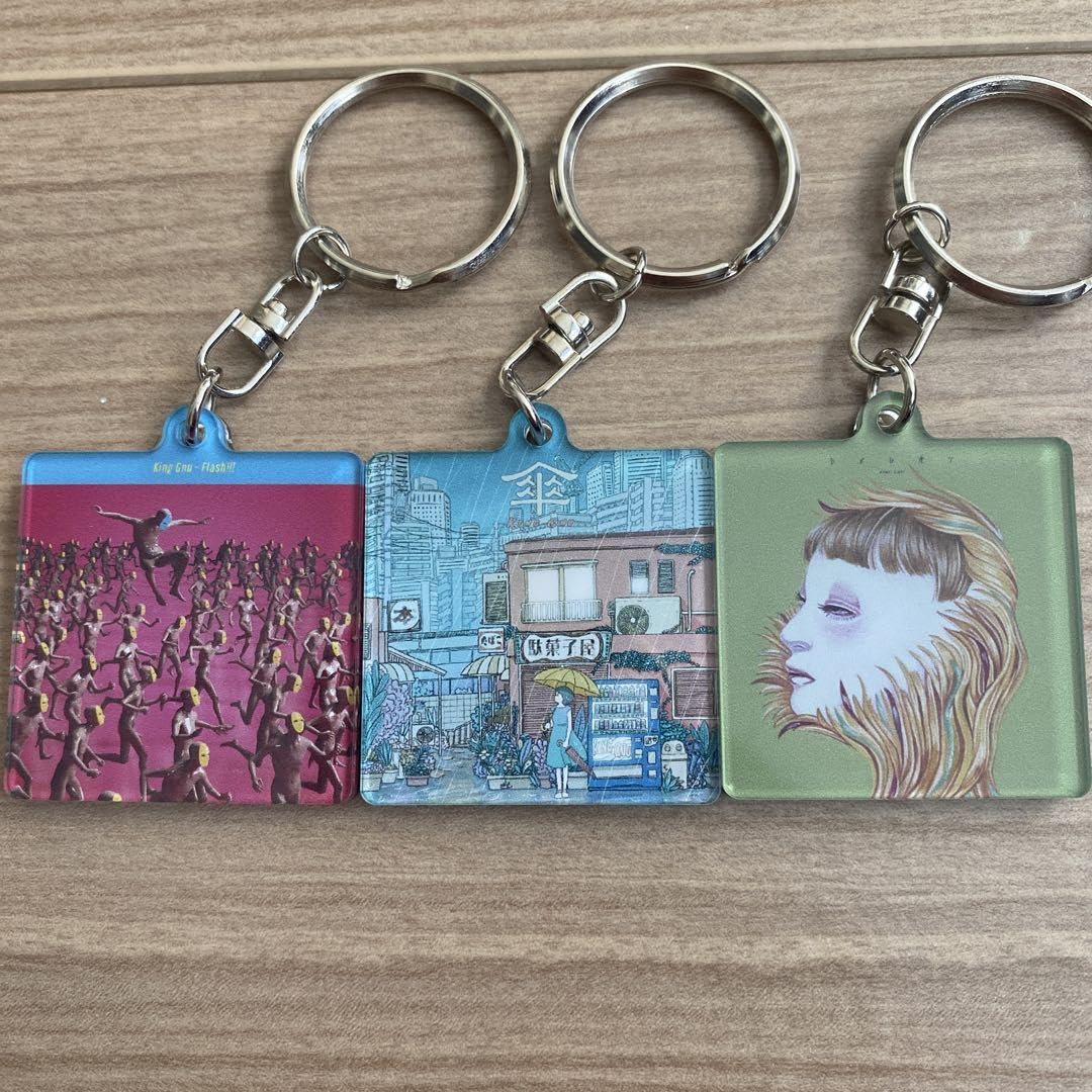 King Gnu CDジャケット アクリルキーホルダー全17種セット King Gnu CD
