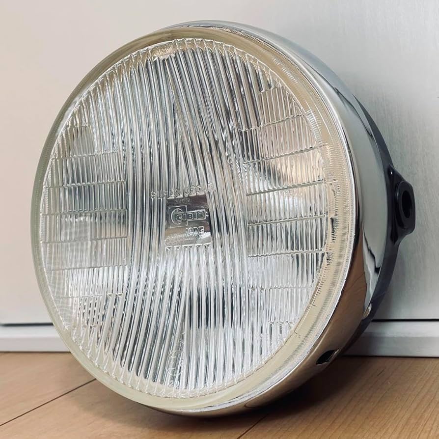 当時物IPF凹みレンズ付きヘッドライトASSY⁄イエローレンズシビエCIBIE