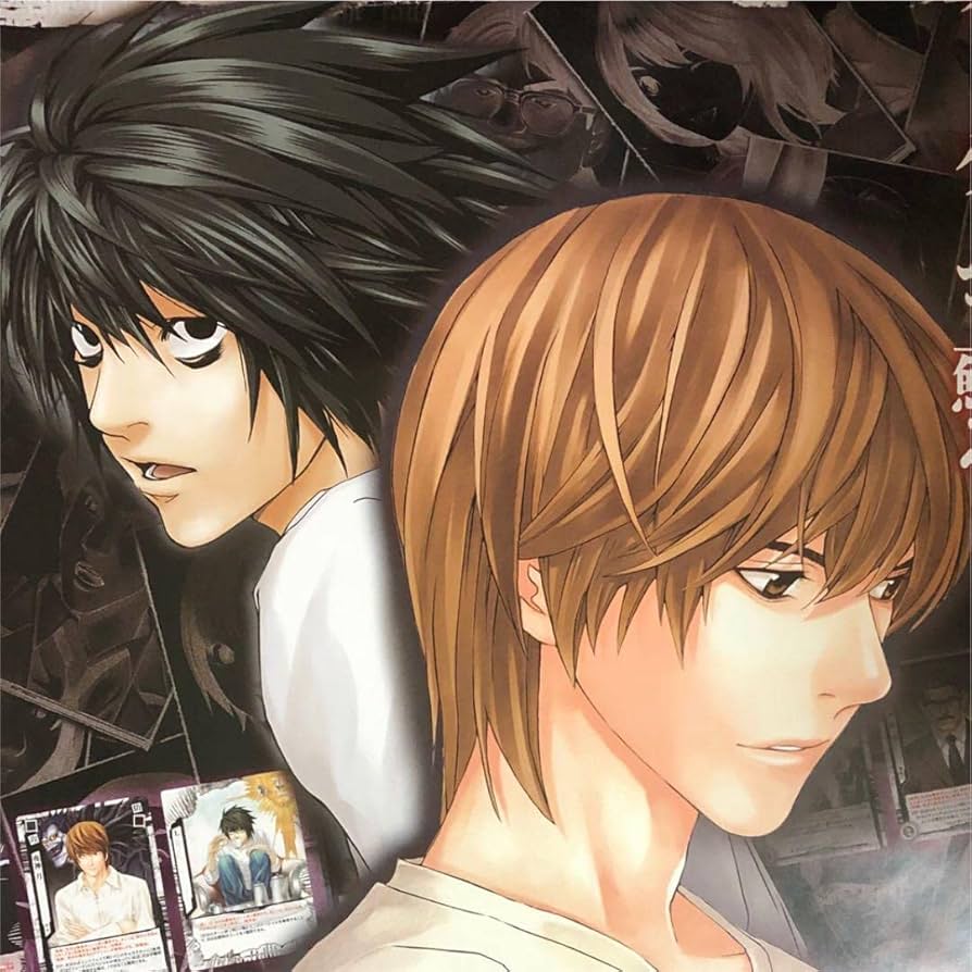 非売品 デスノート 夜神月 キラ L B2 ポスター Death note 非売品