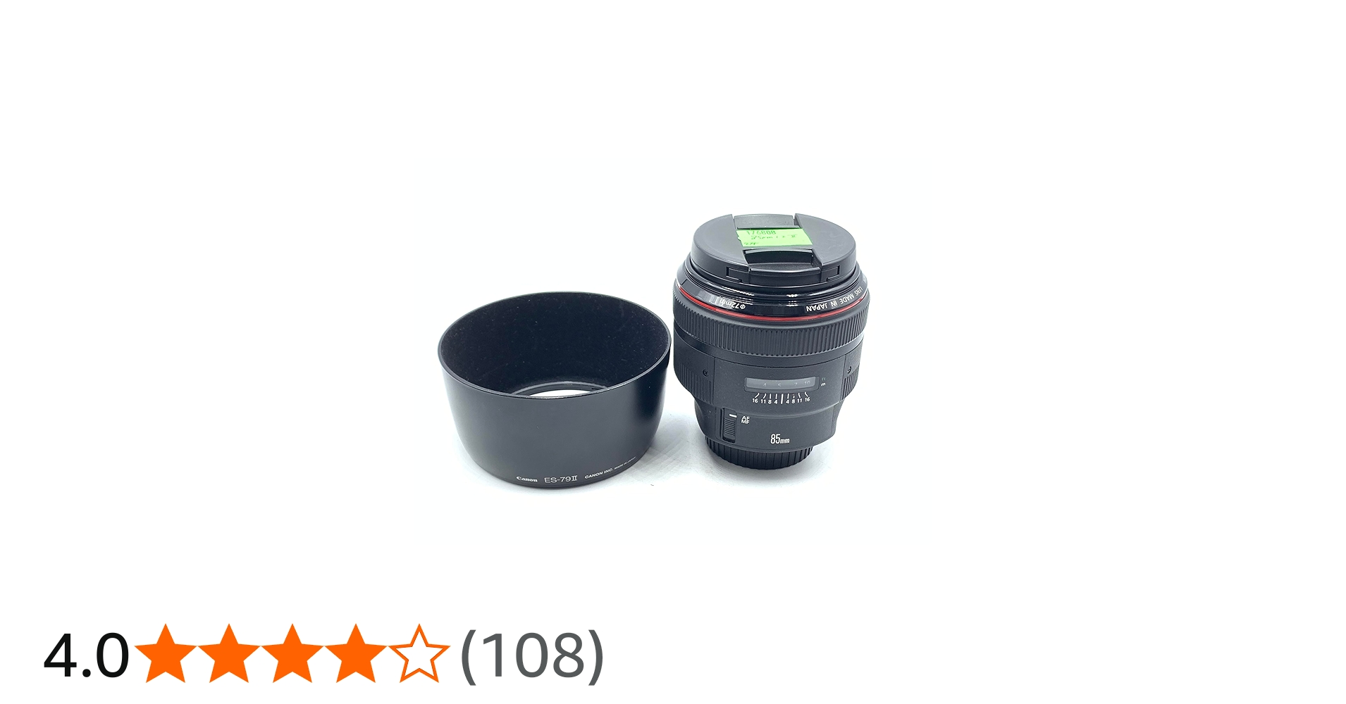Amazon.co.jp: Canon 単焦点レンズ EF85mm F1.2L II USM フルサイズ