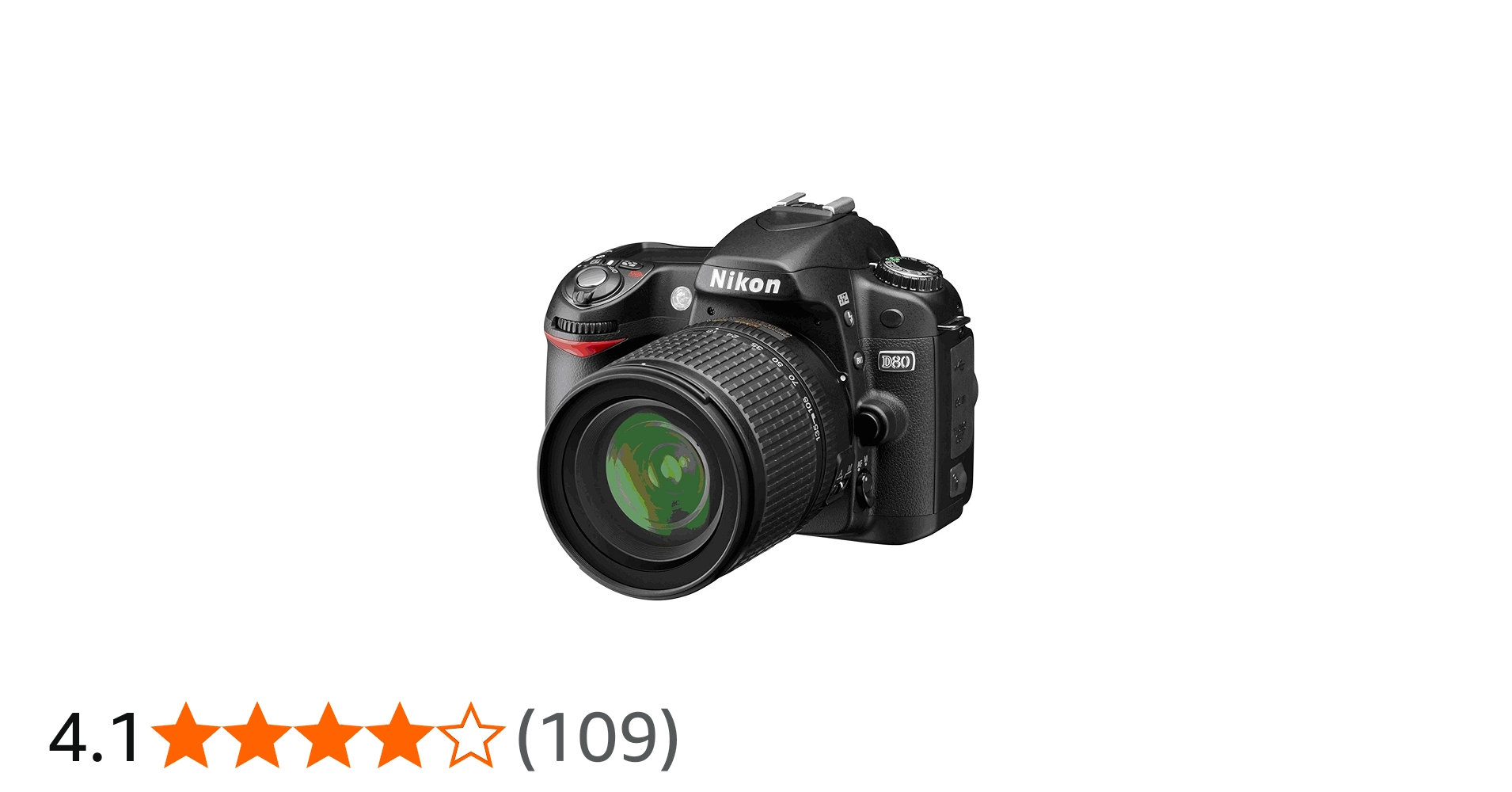 Amazon | Nikon D80 10.2MP Digital SLR Camera Kit with 18-135mm AF