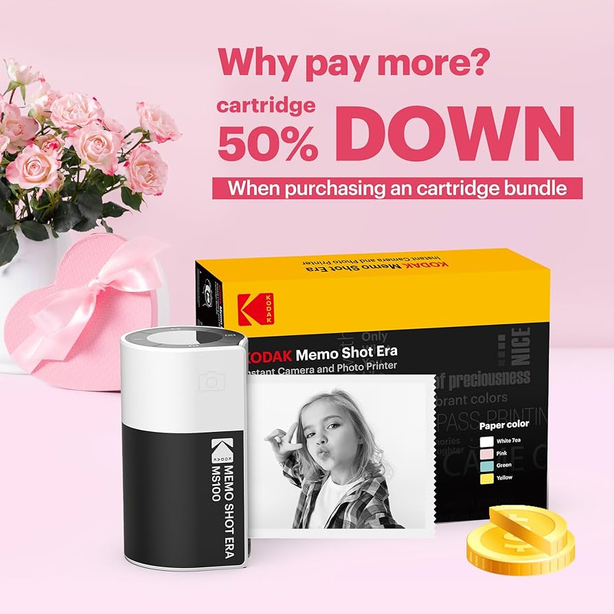 Amazon.com: KODAK Memo Shot ERA Kids Instant Digital Camera and