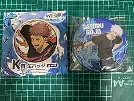 セガ ラッキーくじ 呪術廻戦 五条悟 E賞 缶バッジ+ステッカー 呪術廻