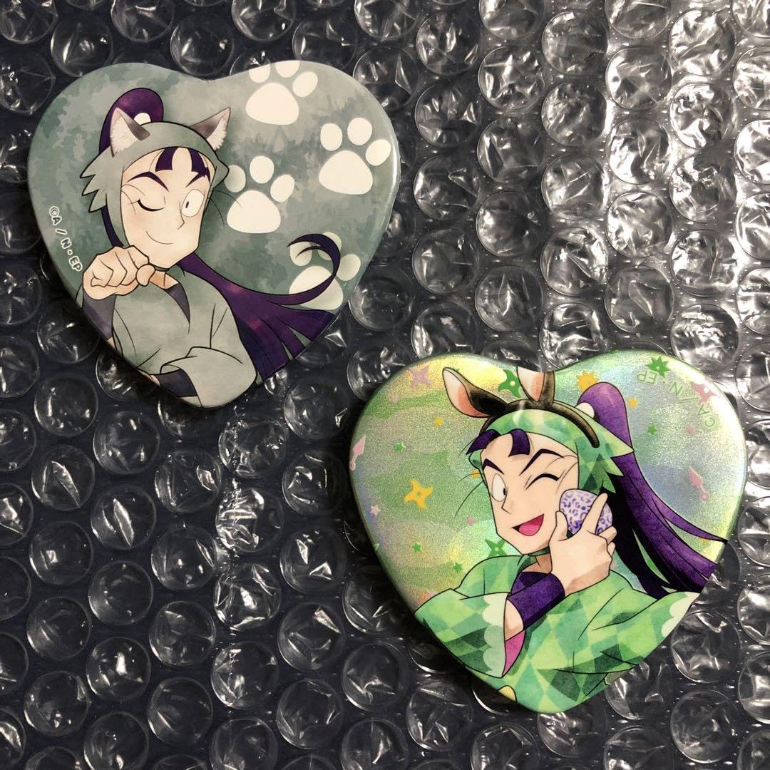 忍たま乱太郎 ナンジャ ︎ハート缶バッジ 立花仙蔵 ⑤ 忍たま乱太郎