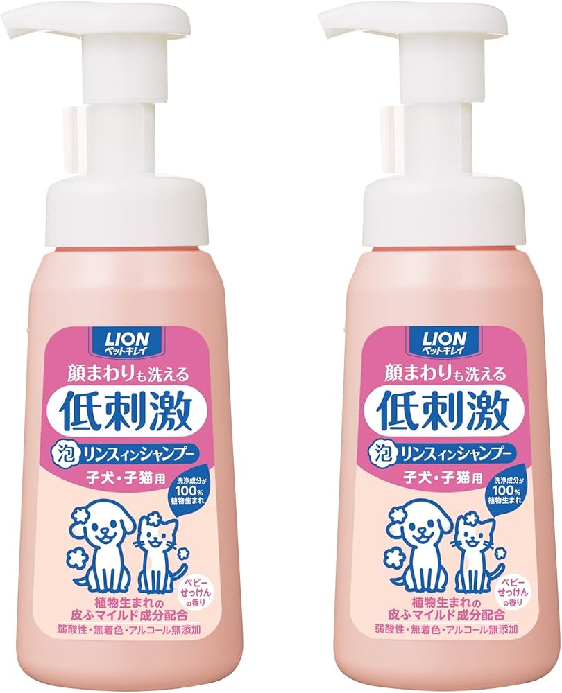 Amazon.co.jp: 【泡タイプ】ライオン ペットキレイ 顔まわりも洗える泡