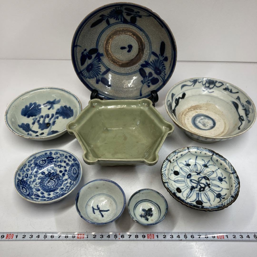 中国清時代の五彩お皿 中国清時代の五彩お皿 中国清時代早期五彩お皿