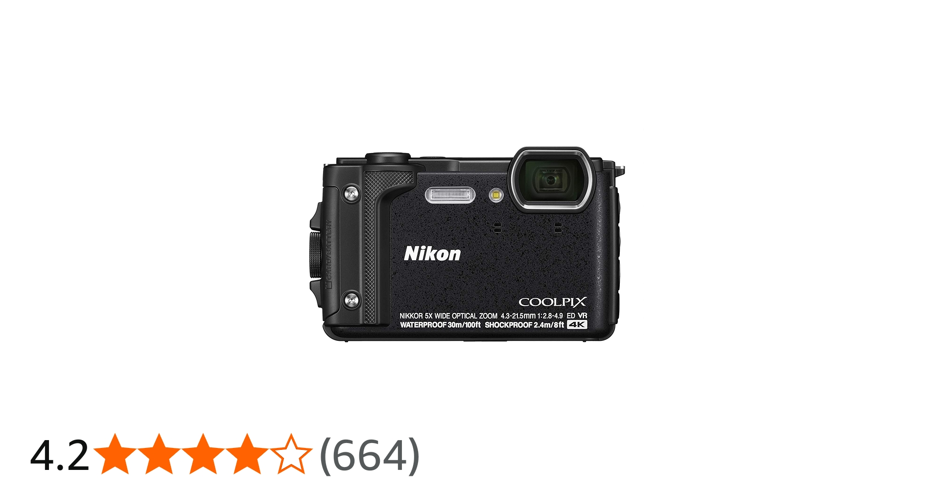 Amazon | Nikon デジタルカメラ COOLPIX W300 BK クールピクス 1605万