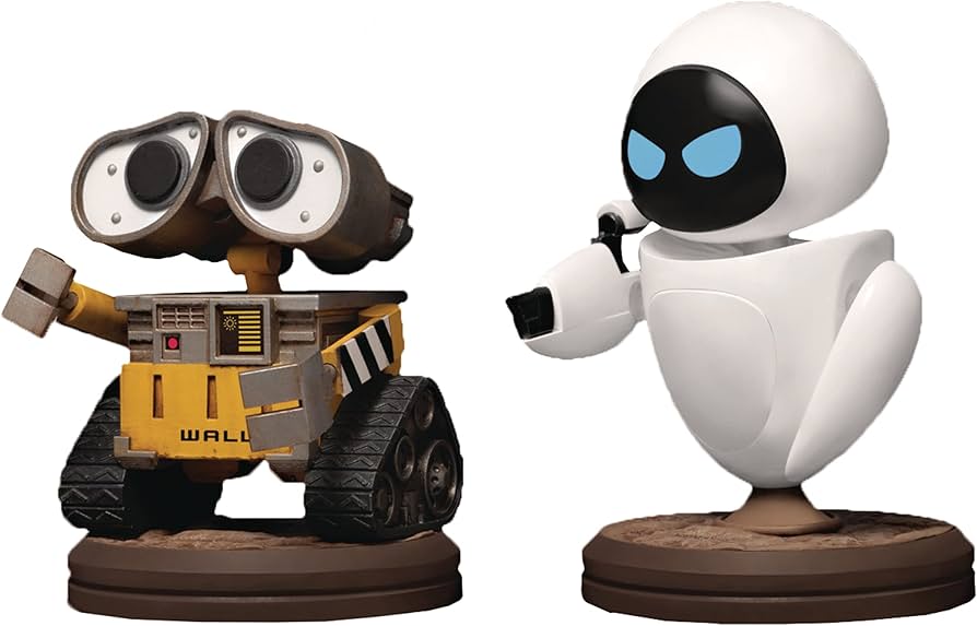 Beast Kingdom Disney: Wall-E and EVE Mini Egg Attack Figure Two
