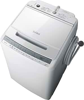 Amazon | 日立 全自動洗濯機 ビートウォッシュ 洗濯容量8kg 本体幅57cm