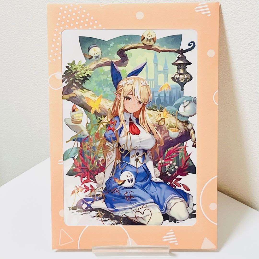 希少】不知火フレア 誕生日記念2020 直筆サイン入りポストカード