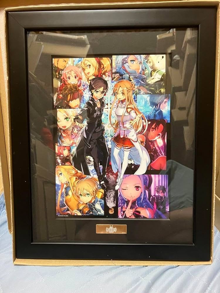 ソードアート・オンライン SAO 箔押しサイン入り複製原画 2019冬
