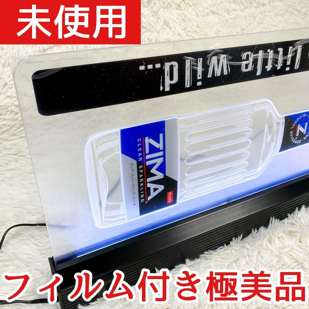 非売品】希少 ZIMA ジーマ ネオンサイン ネオン管 新ロゴ 電飾 ガラス