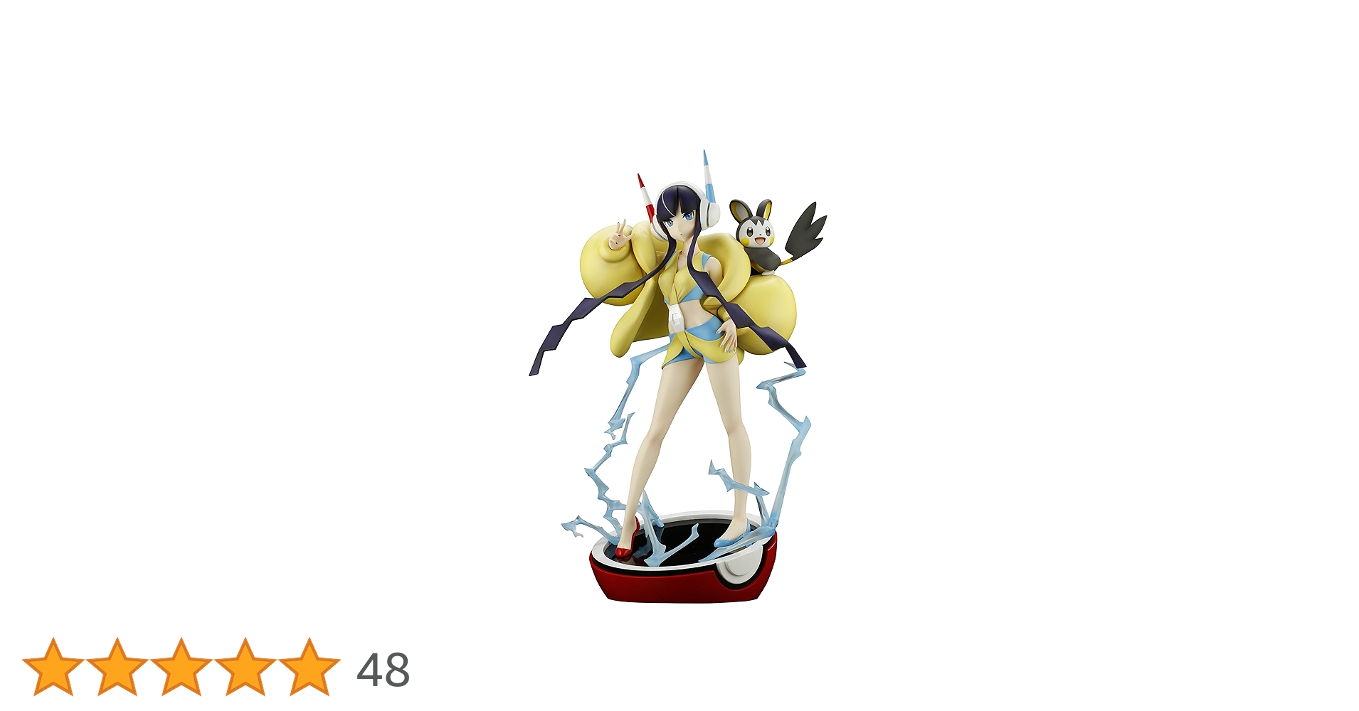 ポケモン ポケモンセンターオリジナルフィギュア カミツレ&エモンガ