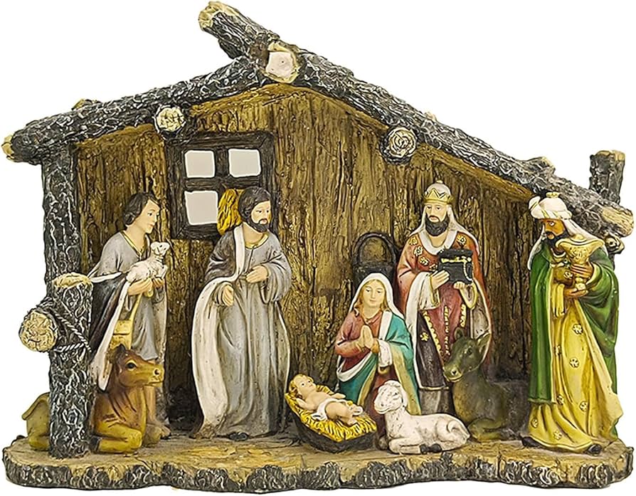 Amazon.co.jp: Sulxyi クリスマスキリスト降誕セット、宗教キリスト