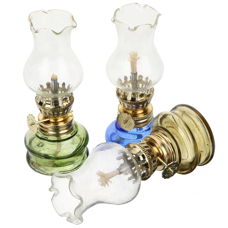 装飾的な緑色ガラスオイルランプ 装飾的な緑色ガラスオイルランプ