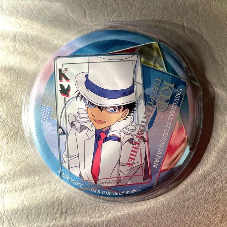 名探偵コナン 怪盗キッド 缶バッジ 2019 ユニバーサルスタジオジャパン