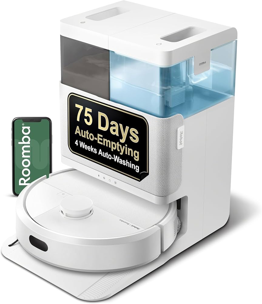 Amazon.com - iRobot Roomba Plus 405 (G185) Combo Robot Vacuum