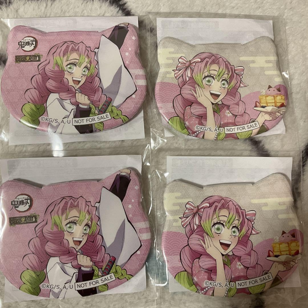 ナンジャタウン 鬼滅の刃 ねこ型缶バッジ 甘露寺蜜璃 鬼滅の刃 甘露寺