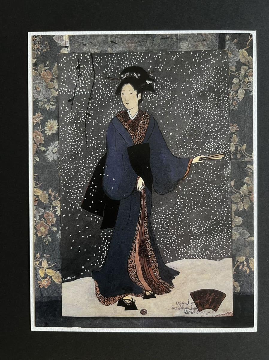 フジ子・ヘミング 「スウェーデンの女」 絵画 シルクスクリーン 作品