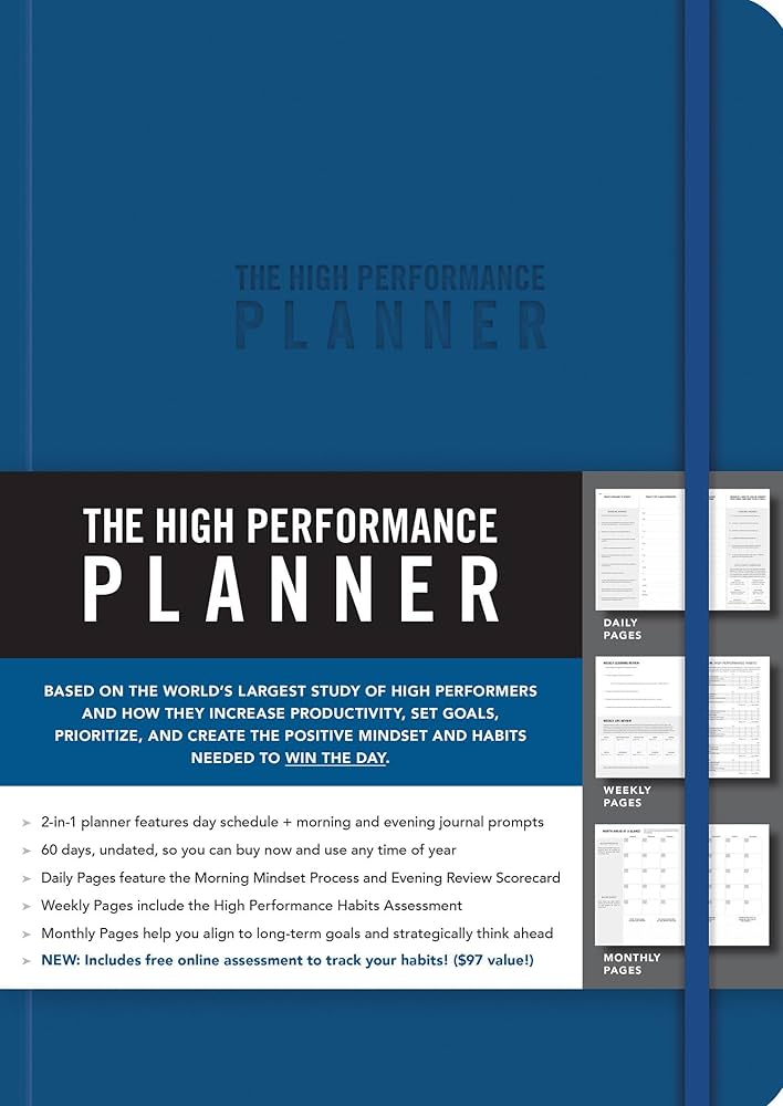 Amazon.com: The High Performance Planner [Blue]: 9781401957360