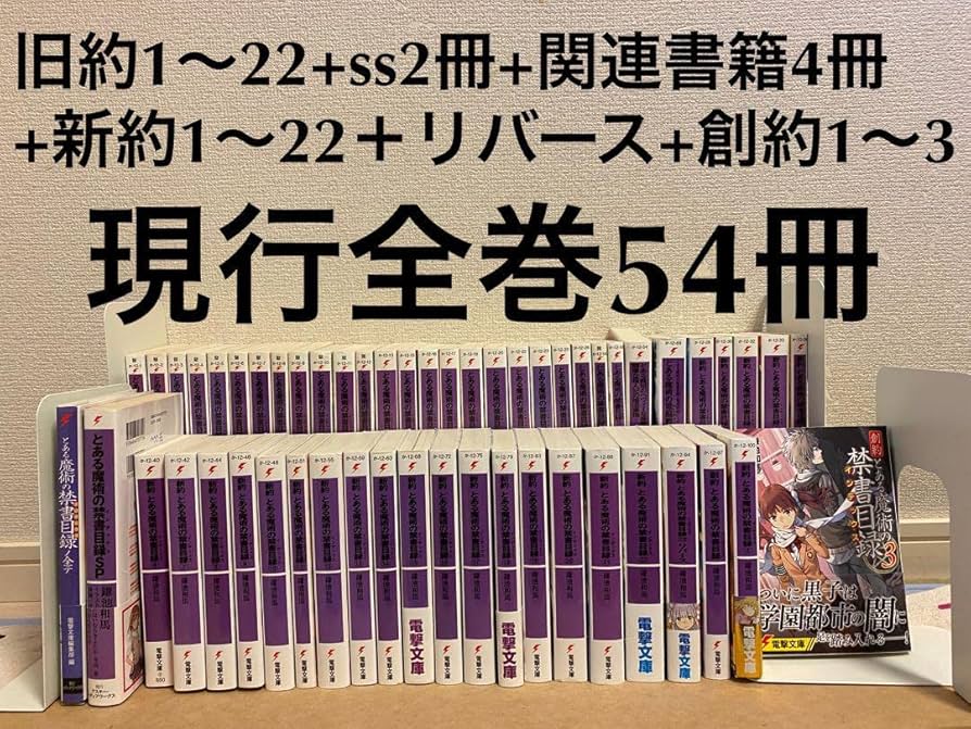 とある魔術の禁書目録旧約新約創約全巻外典書庫関連本63冊セット