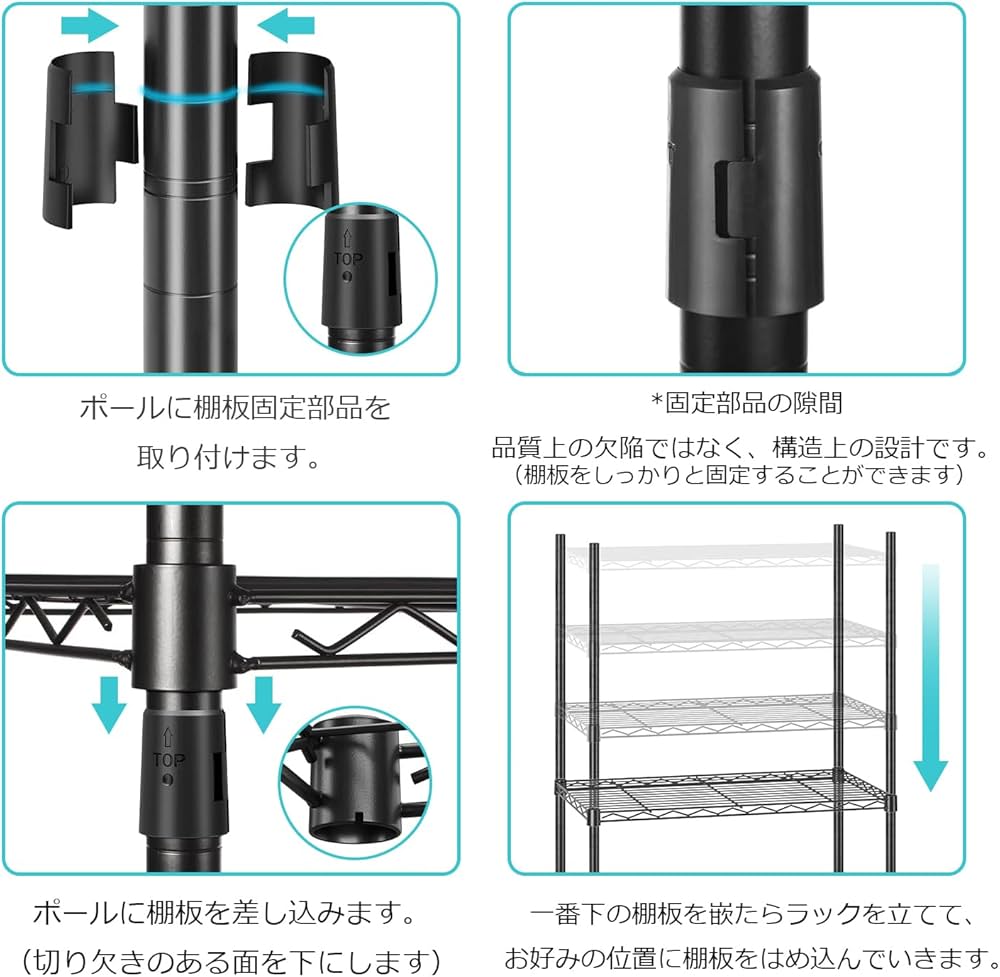Amazon｜PASRLD ハンガーラック 幅調整可 伸縮式ワードローブ メタル