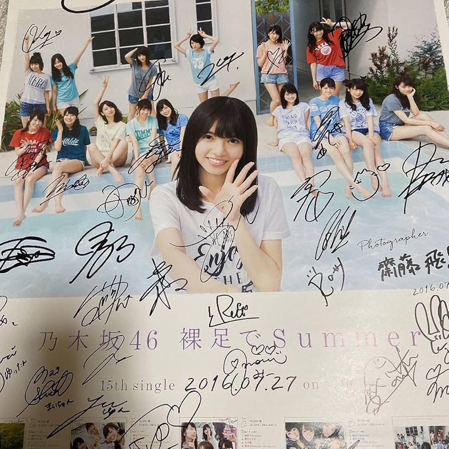 乃木坂46それぞれの椅子メンバー全員直筆サイン入りポスター 乃木坂46