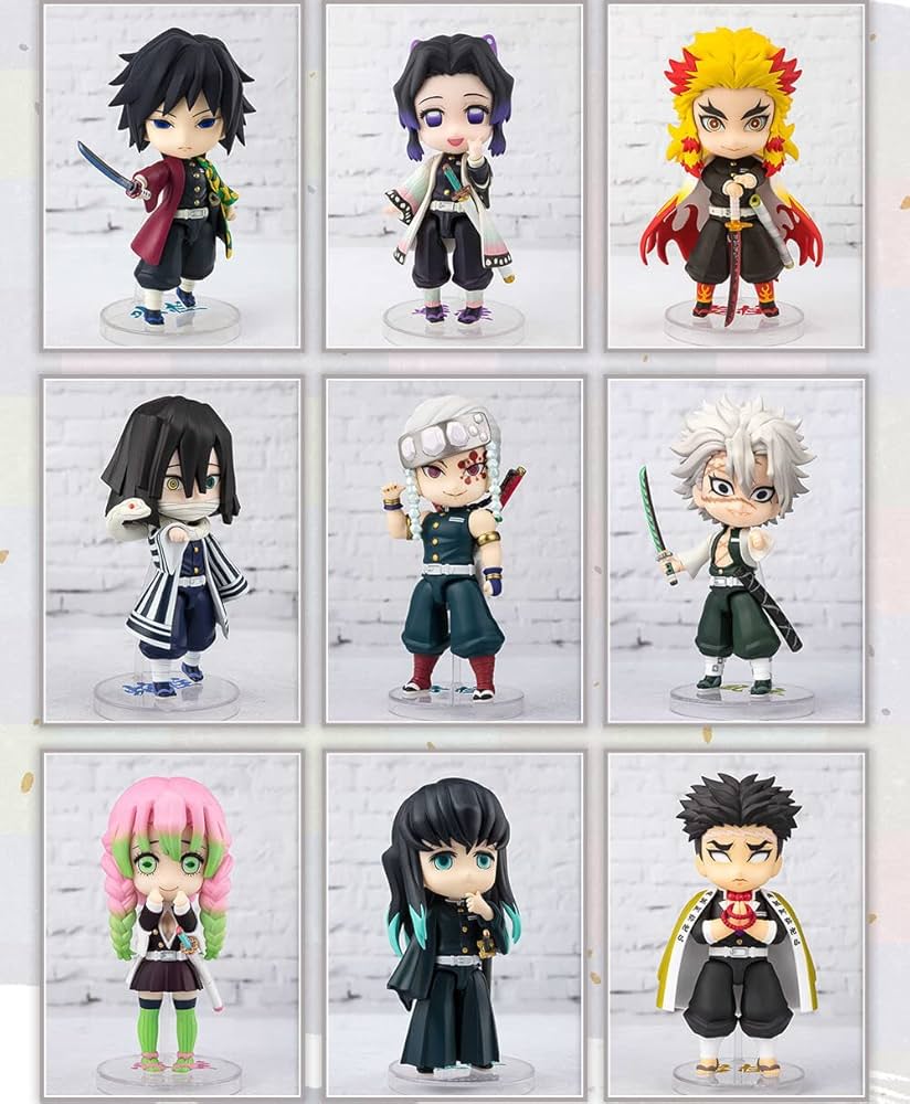 Amazon.co.jp: 鬼滅の刃 Figuarts mini 柱合会議セット (冨岡義勇 胡蝶