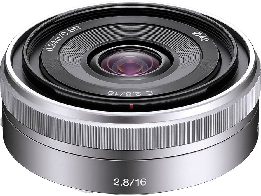 Amazon.com : Sony E 16mm F2.8 Wide-Angle Prime Lens (SEL16F28