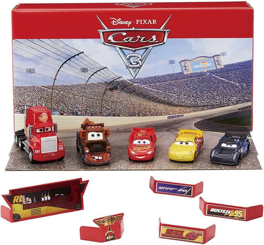 Amazon | MATTEL 1:55スケール ディズニー ピクサー カーズ3 ミニカー5