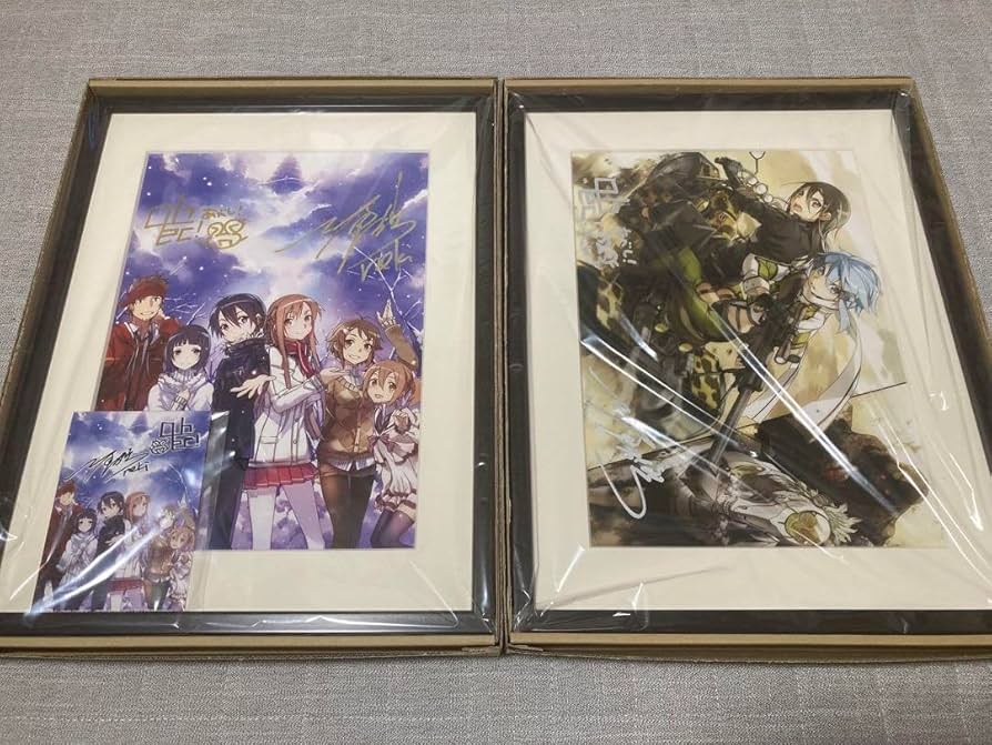 ソードアート・オンライン 直筆サイン入り複製原画 大電撃文庫展限定
