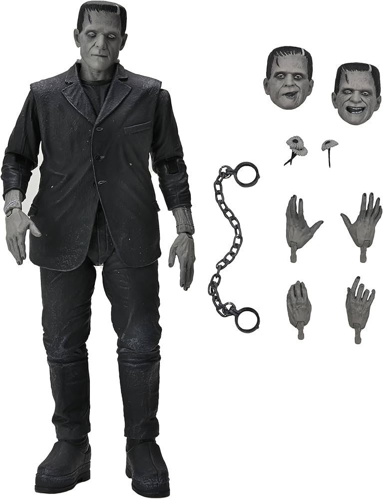 Amazon | NECA - UNIVERSAL FRANKENSTEIN S MONSTER B&W ULTIMATE 7IN