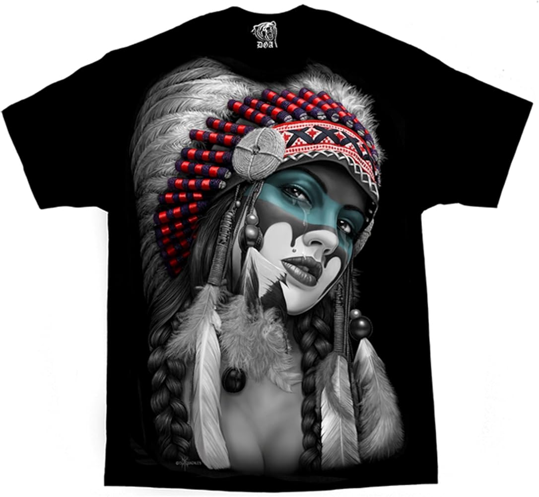 Amazon.com: David Gonzales Men's Lady Warrior Native American