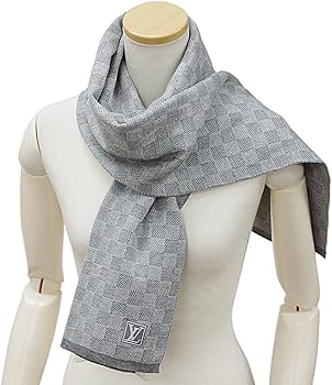 Amazon | [ルイヴィトン] M70517 マフラー エシャルプ・プティ ダミエ