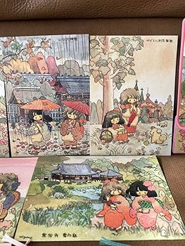 Amazon.co.jp: 高徳瑞女 ポストカード 山口 湯田 しおり レトロ ハガキ