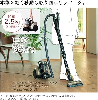 Amazon | 日立 掃除機 パワかる サイクロン式 本体日本製 軽量ボディ