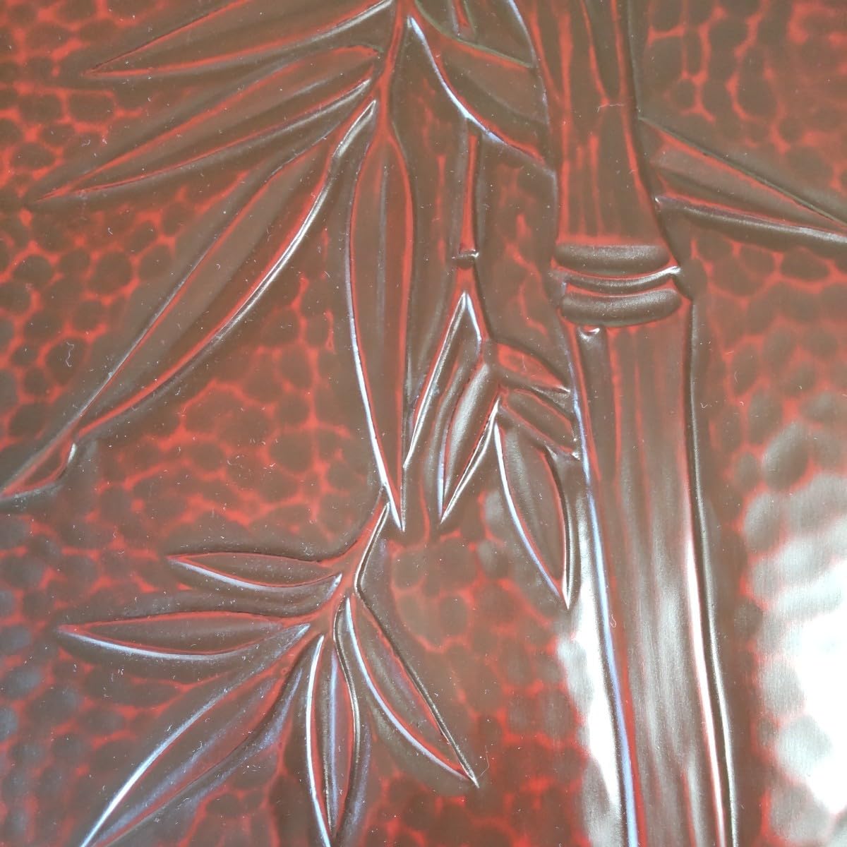 鎌倉彫乱れ箱 木製衣装箱 入れ子 伝統工芸品 漆塗り 昭和レトロ 鎌倉彫