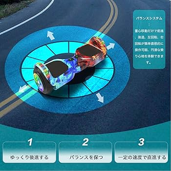 Amazon.co.jp: 電動スクーター 立ち乗り二輪車 セルフバランス機能搭載