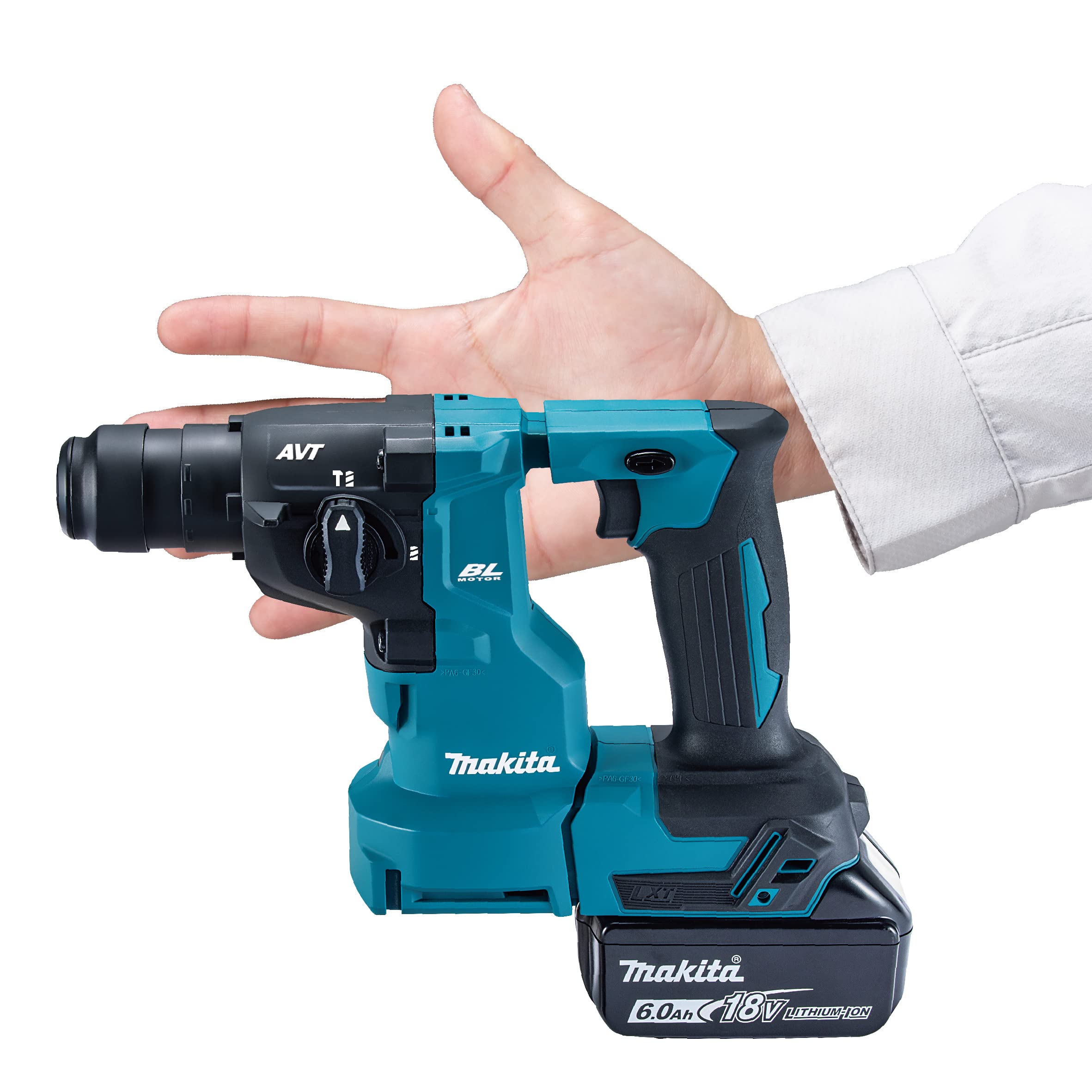Amazon | マキタ(Makita) 18mm充電式ハンマドリル 18V6Ah バッテリ2本