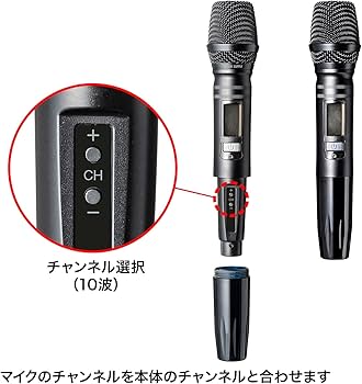 Amazon.co.jp: サンワサプライ ワイヤレスマイク付き拡声器スピーカー