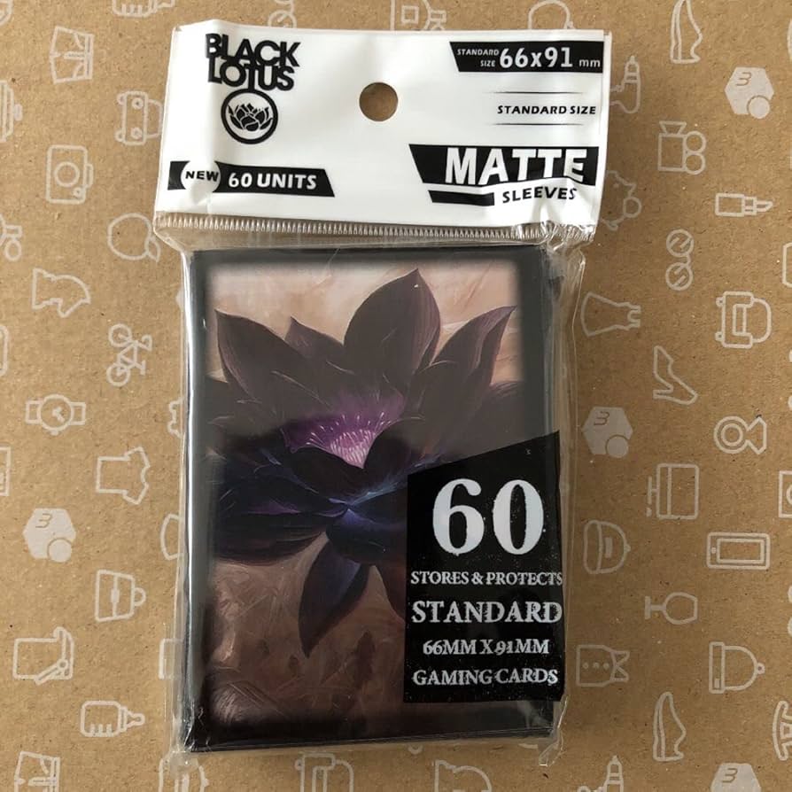 希少 睡蓮の花 black lotus スリーブ 未開封 希少 睡蓮の花 black