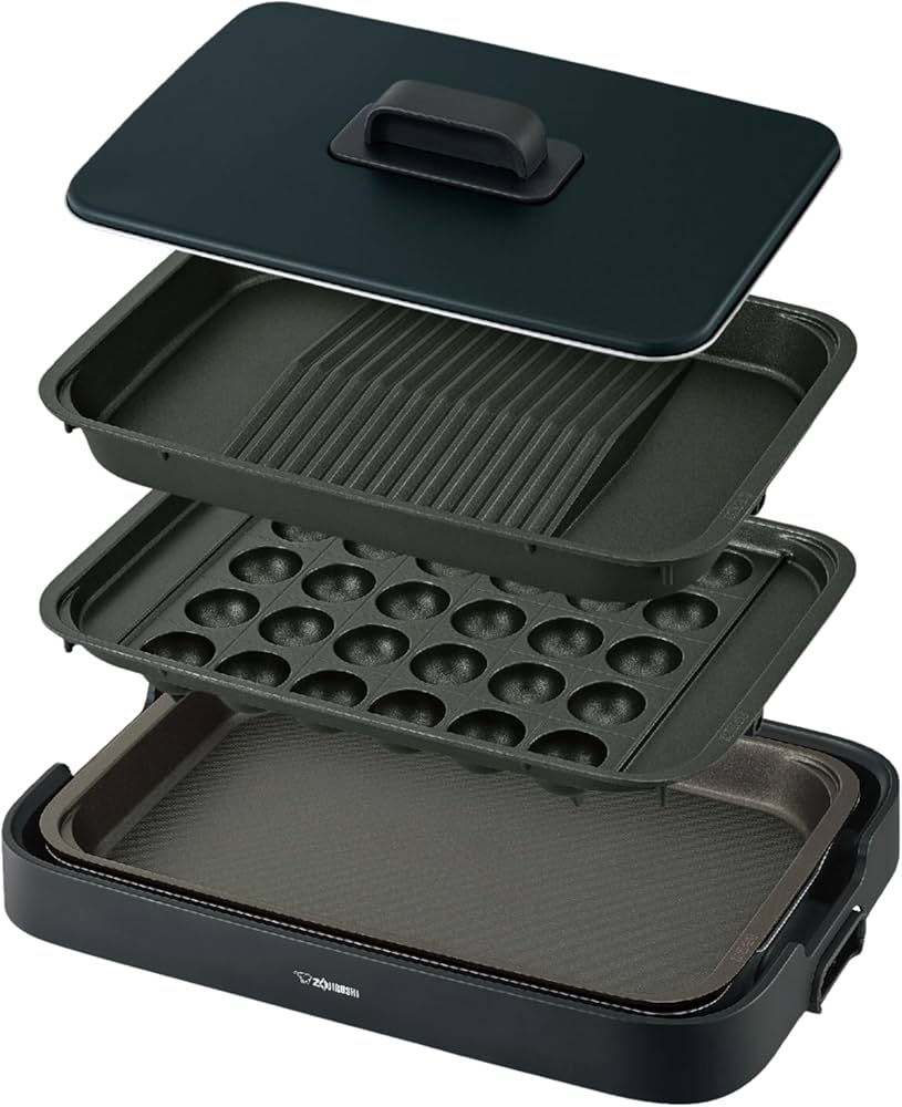 Amazon | 象印マホービン ホットプレート やきやき 3枚タイプ 深型